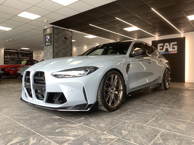 USED 2021 M BMW M3 3.0 BiTurbo Competition Saloon 4dr Petrol Steptronic M xDrive Euro 6 (s/s) (510 ps) MILTEK MID-PIPE | GREAT SPEC