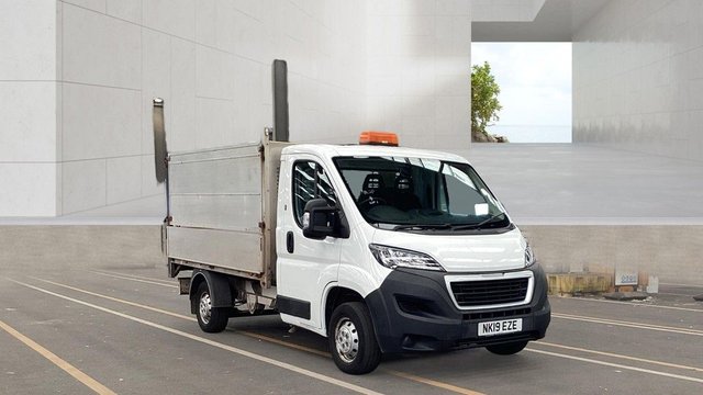 View our Peugeot Boxer 2.0 BlueHDi 335 NO VAT DROPSIDE L2 TAIL LIFT plus 160ps