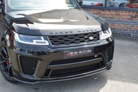 USED 2021 K LAND ROVER RANGE ROVER SPORT 5.0 P575 V8 SVR Carbon Edition SUV 5dr Petrol Auto 4WD Euro 6 (s/s) (575 ps) SLIDING ROOF / CARBON / FSH