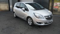 USED 2016 66 VAUXHALL MERIVA 1.4i Life MPV 5dr Petrol Manual Euro 6 (100 ps)HAS GOT A DENTED REAR DOOR,LONG MOT,ALLOYS,2 KEYS,HPI CLEAR LONG MOT,ALLOYS,2 KEYS,23 OWNERS.