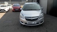 USED 2016 66 VAUXHALL MERIVA 1.4i Life MPV 5dr Petrol Manual Euro 6 (100 ps)HAS GOT A DENTED REAR DOOR,LONG MOT,ALLOYS,2 KEYS,HPI CLEAR LONG MOT,ALLOYS,2 KEYS,23 OWNERS.