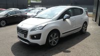 USED 2015 65 PEUGEOT 3008 1.6 BlueHDi Allure SUV 5dr Diesel Manual Euro 6 (s/s) (120 ps)FSH,SAT-NAV,LONG MOT,&pound;20 ROAD TAX. PART EXCHANGE VEHICLE,DRIVES WELL.