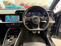 USED 2022 22 AUDI S3 2.0 TFSI Sportback 5dr Petrol S Tronic quattro Euro 6 (s/s) (310 ps) UPGRADED ALLOYS + APPLE CARPLAY / ANDROID AUTO + DAYTONA GREY EXTERIOR COLOUR