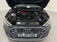 USED 2022 22 AUDI S3 2.0 TFSI Sportback 5dr Petrol S Tronic quattro Euro 6 (s/s) (310 ps) UPGRADED ALLOYS + APPLE CARPLAY / ANDROID AUTO + DAYTONA GREY EXTERIOR COLOUR