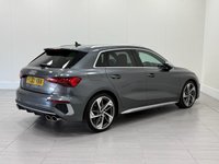 USED 2022 22 AUDI S3 2.0 TFSI Sportback 5dr Petrol S Tronic quattro Euro 6 (s/s) (310 ps) UPGRADED ALLOYS + APPLE CARPLAY / ANDROID AUTO + DAYTONA GREY EXTERIOR COLOUR
