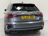 USED 2022 22 AUDI S3 2.0 TFSI Sportback 5dr Petrol S Tronic quattro Euro 6 (s/s) (310 ps) UPGRADED ALLOYS + APPLE CARPLAY / ANDROID AUTO + DAYTONA GREY EXTERIOR COLOUR