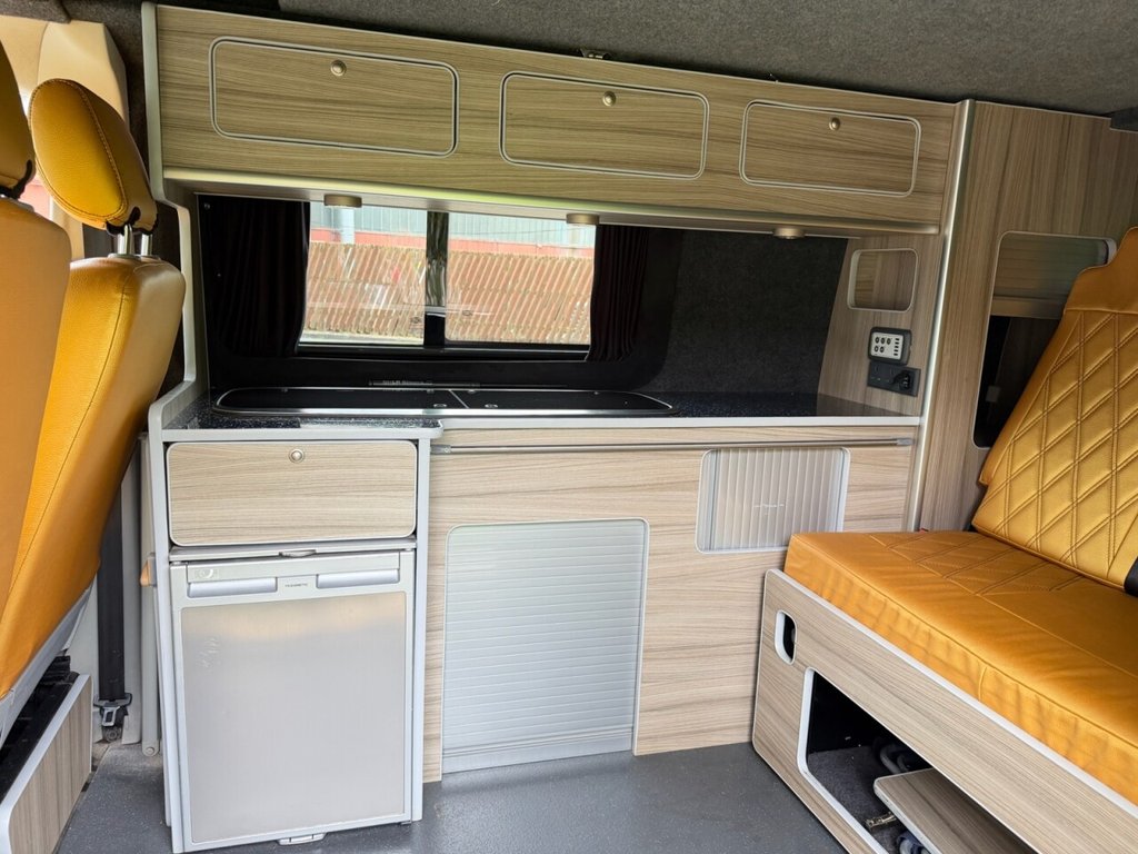 USED 2015 65 VOLKSWAGEN TRANSPORTER 2.0 TDI T28 Highline Panel Van 4dr Diesel Manual L1 H1 (198 g/km, 101 bhp) BIG WAVE CAMPERS CONVERSION
