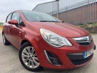 USED 2013 62 VAUXHALL CORSA 1.2i ecoFLEX 16V SE Hatchback 5dr Petrol Manual Euro 5 (s/s) (85 ps) FULL SERVICE HISTORY*2 OWNERS*AC*