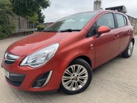 USED 2013 62 VAUXHALL CORSA 1.2i ecoFLEX 16V SE Hatchback 5dr Petrol Manual Euro 5 (s/s) (85 ps) FULL SERVICE HISTORY*2 OWNERS*AC*
