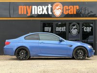 USED 2008 08 BMW M3 4.0 iV8 Coupe 2dr Petrol DCT Euro 4 (420 ps) HUGE SPEC + MONTE CARLO BLUE + BLACK LEATHER HEATED SEATS + HARMON KARDON SOUND SYSTEM + EDC SUSPENSION + LCI TAIL LIGHTS + ADAPTIVE HEADLIGHTS + FULL SERVICE HISTORY INCLUDING RECENT SERVICE + ROD BEARINGS/ THROTTLE ACTUATORS DONE BY DEUTSCH TECH MILTON KEYNES +