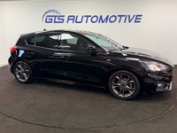 USED 2019 19 FORD FOCUS 1.0 TURBO ECOBOOST ST-LINE FIVE DOOR 125 BHP + SAT NAV + PARKING SENSORS SIX MONTH WARRANTY AUG 2027 MOT