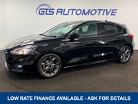 USED 2019 19 FORD FOCUS 1.0 TURBO ECOBOOST ST-LINE FIVE DOOR 125 BHP + SAT NAV + PARKING SENSORS SIX MONTH WARRANTY AUG 2027 MOT