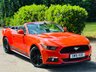 USED 2016 16 FORD MUSTANG 2.3T EcoBoost Convertible 2dr Petrol SelShift Euro 6 (317 ps) LEATHER+CAMERA+E/HOOD++ULEZ++