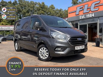 2020 FORD TRANSIT CUSTOM 2.0 280 EcoBlue Limited Panel Van 5dr Diesel Manual L1 H1 Euro 6 (s/s) (130 ps) &pound;12999.00