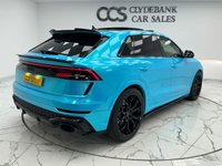 USED 2020 70 AUDI RSQ8 4.0 TFSI V8 Vorsprung SUV 5dr Petrol Tiptronic quattro Euro 6 (s/s) (600 ps) Finished In Glacier White And Wrapped In Blue, This RSQ8 Comes With A Glass Panoramic Roof, 23" Alloy Wheels With Red Brake Callipers, Front Memory Seats, Customizable Ambient Lighting, 360 Degree And Reverse Camera, Front And Rear Heated Seats, RS Embossed Stitching Front And Rear, Maxton Kit, RSQ8 Kickplates, Bang And Olufsen Premium Sound System, Deployable Towbar, Service History, 12 Months MOT, 3 Months Warranty, Finance And Extended Warranty Available.