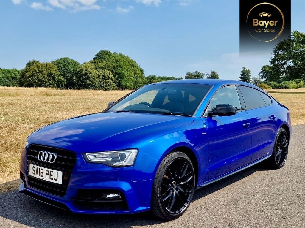 USED 2016 16 AUDI A5 2.0 TDI Black Edition Plus Sportback 5dr Diesel Manual Euro 6 (s/s) (190 ps) FINANCE AVAILABLE