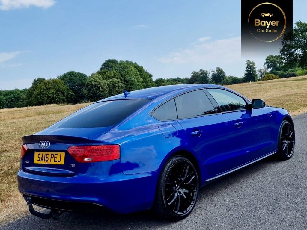 USED 2016 16 AUDI A5 2.0 TDI Black Edition Plus Sportback 5dr Diesel Manual Euro 6 (s/s) (190 ps) FINANCE AVAILABLE