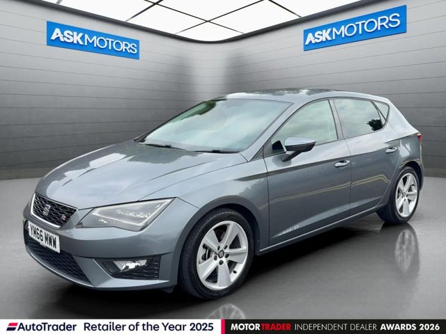 View our Seat Leon 2.0 TDI FR Technology Hatchback 5dr Diesel Manual Euro 6 (s/s) (184 ps) SATNAV 