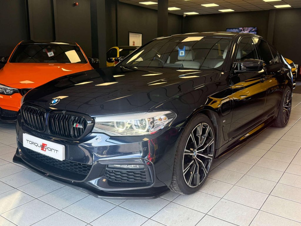 USED 2018 68 BMW 5 SERIES 2.0 530e M Sport Auto 4dr FSH + HK + HUD + M PERF. KIT