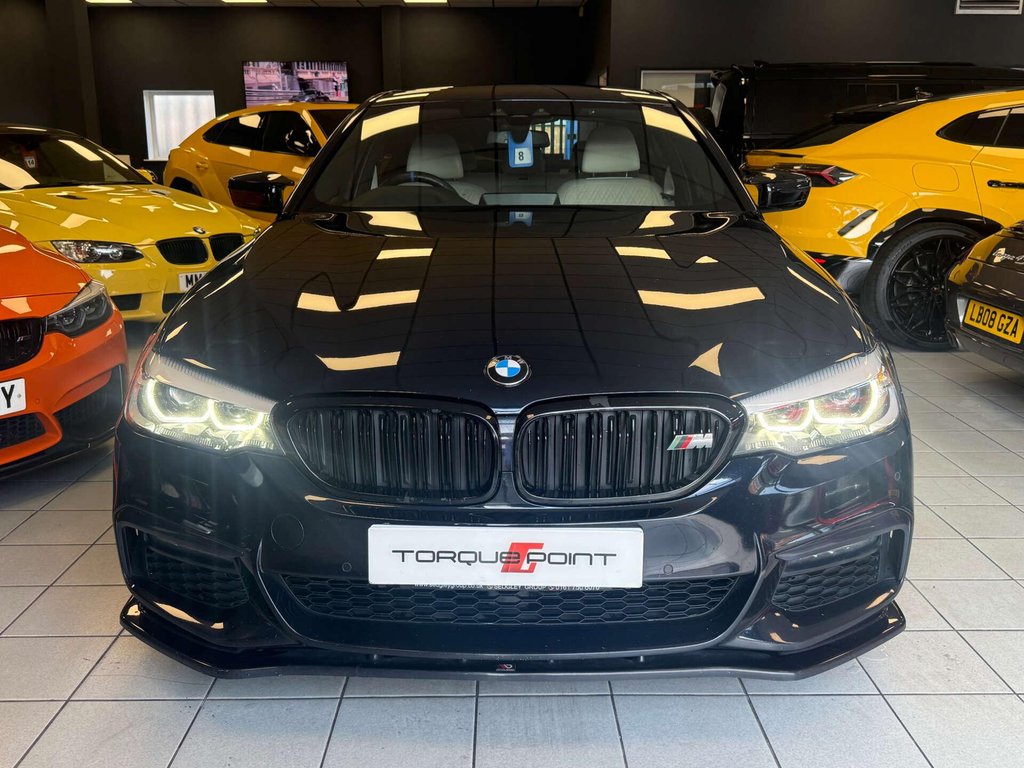 USED 2018 68 BMW 5 SERIES 2.0 530e M Sport Auto 4dr FSH + HK + HUD + M PERF. KIT