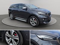 USED 2018 18 KIA SORENTO 2.2 CRDi GT-Line S SUV 5dr Diesel Auto AWD Euro 6 (s/s) (197 bhp) Tow Bar- 4WD - Automatic - 7 Seats - Available For Next Day Delivery
