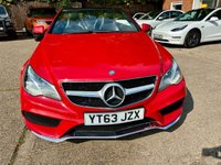 USED 2013 63 MERCEDES-BENZ E CLASS 3.0 E350d V6 BlueTEC AMG Sport Cabriolet 2dr Diesel G-Tronic+ Euro 6 (s/s) (252 ps) CONVERTIBLE, LEATHER, NAV!