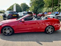 USED 2013 63 MERCEDES-BENZ E CLASS 3.0 E350d V6 BlueTEC AMG Sport Cabriolet 2dr Diesel G-Tronic+ Euro 6 (s/s) (252 ps) CONVERTIBLE, LEATHER, NAV!