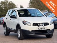 USED 2013 13 NISSAN QASHQAI 1.6 Visia SUV 5dr Petrol Manual 2WD Euro 5 (s/s) (117 ps) **HPI CLEAR~FRESH MOT+SVS**