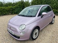 USED 2013 63 FIAT 500 1.2 Lounge Hatchback 3dr Petrol Manual Euro 4 (69 bhp) Low mileage. Sunroof. Ulez