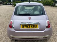USED 2013 63 FIAT 500 1.2 Lounge Hatchback 3dr Petrol Manual Euro 4 (69 bhp) Low mileage. Sunroof. Ulez