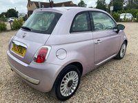 USED 2013 63 FIAT 500 1.2 Lounge Hatchback 3dr Petrol Manual Euro 4 (69 bhp) Low mileage. Sunroof. Ulez