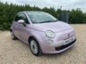 USED 2013 63 FIAT 500 1.2 Lounge Hatchback 3dr Petrol Manual Euro 4 (69 bhp) Low mileage. Sunroof. Ulez