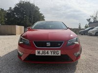 USED 2014 64 SEAT LEON 1.4 TSI ACT FR Hatchback 5dr Petrol Manual Euro 6 (s/s) (150 ps) SAT NAV 18" PERFORMANCE ALLOYS