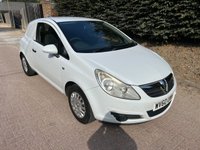USED 2010 60 VAUXHALL CORSA VAN 1.3 CDTi ecoFLEX 16v Car Derived Van 3dr Diesel Manual FWD L1 H1 (119 g/km, 74 bhp) !NO VAT!, TRADE SALE / PX TO CLEAR / SOLD AS SEEN