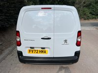 USED 2022 72 PEUGEOT PARTNER 1.5 BlueHDi 1000 Professional Premium Standard Panel Van 5dr Diesel Manual SWB Euro 6 (100 bhp) A/C, 1 OWNER, FSH, CAR PLAY, 6 SPEED