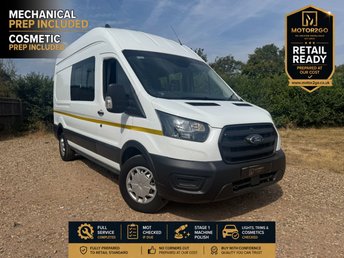2023 FORD TRANSIT 2.0 350 EcoBlue Leader Crew Van Double Cab 6dr Diesel Manual RWD L3 H3 Euro 6 (s/s) (130 ps) &pound;19990.00