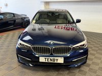 USED 2017 67 BMW 5 SERIES 2.0 520d SE Saloon 4dr Diesel Auto Euro 6 (s/s) (190 ps) MEDITERRANEAN BLUE+FHTD SEATS