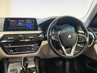 USED 2017 67 BMW 5 SERIES 2.0 520d SE Saloon 4dr Diesel Auto Euro 6 (s/s) (190 ps) MEDITERRANEAN BLUE+FHTD SEATS