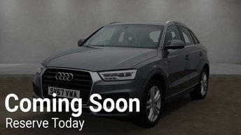 2017 AUDI Q3 2.0 TFSI S line Edition SUV 5dr Petrol S Tronic quattro Euro 6 (s/s) (180 ps) £14995.00