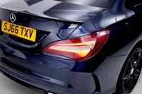 USED 2016 66 MERCEDES-BENZ CLA 2.1 CLA220d AMG Line Coupe 7G-DCT Euro 6 (s/s) 4dr BLACK STYLING | DAB | CAMERA