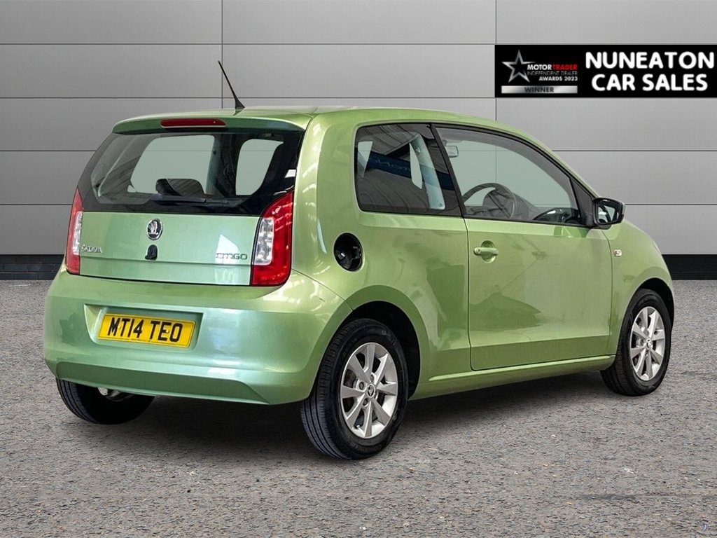 USED 2014 14 SKODA CITIGO 1.0 MPI GreenTech Elegance Hatchback 3dr Petrol Manual Euro 5 (s/s) (60 ps) 