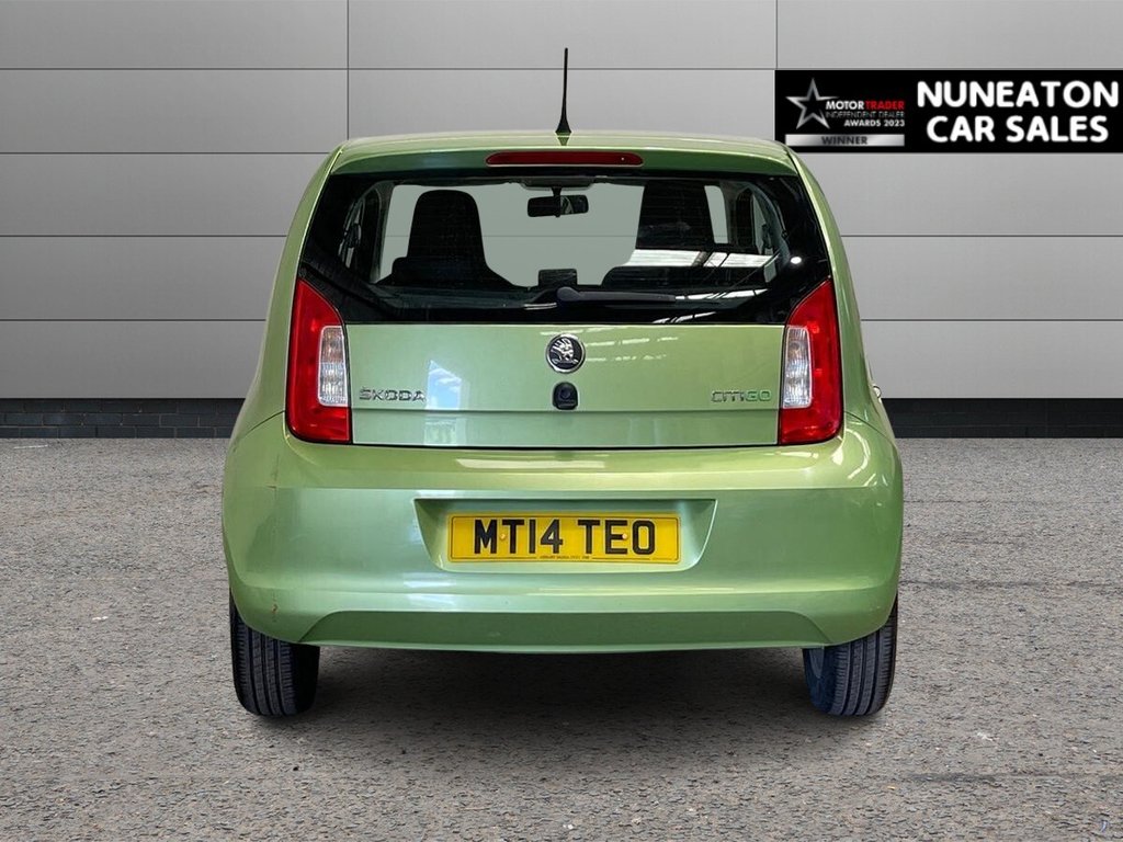 USED 2014 14 SKODA CITIGO 1.0 MPI GreenTech Elegance Hatchback 3dr Petrol Manual Euro 5 (s/s) (60 ps) 