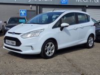 USED 2013 63 FORD B-MAX 1.0T EcoBoost Zetec MPV 5dr Petrol Manual Euro 5 (100 ps) LOW MILES + LOW INSURANCE + &pound;35 TAX + FSH + AC