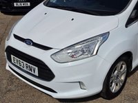 USED 2013 63 FORD B-MAX 1.0T EcoBoost Zetec MPV 5dr Petrol Manual Euro 5 (100 ps) LOW MILES + LOW INSURANCE + &pound;35 TAX + FSH + AC
