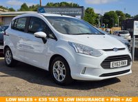 USED 2013 63 FORD B-MAX 1.0T EcoBoost Zetec MPV 5dr Petrol Manual Euro 5 (100 ps) LOW MILES + LOW INSURANCE + &pound;35 TAX + FSH + AC