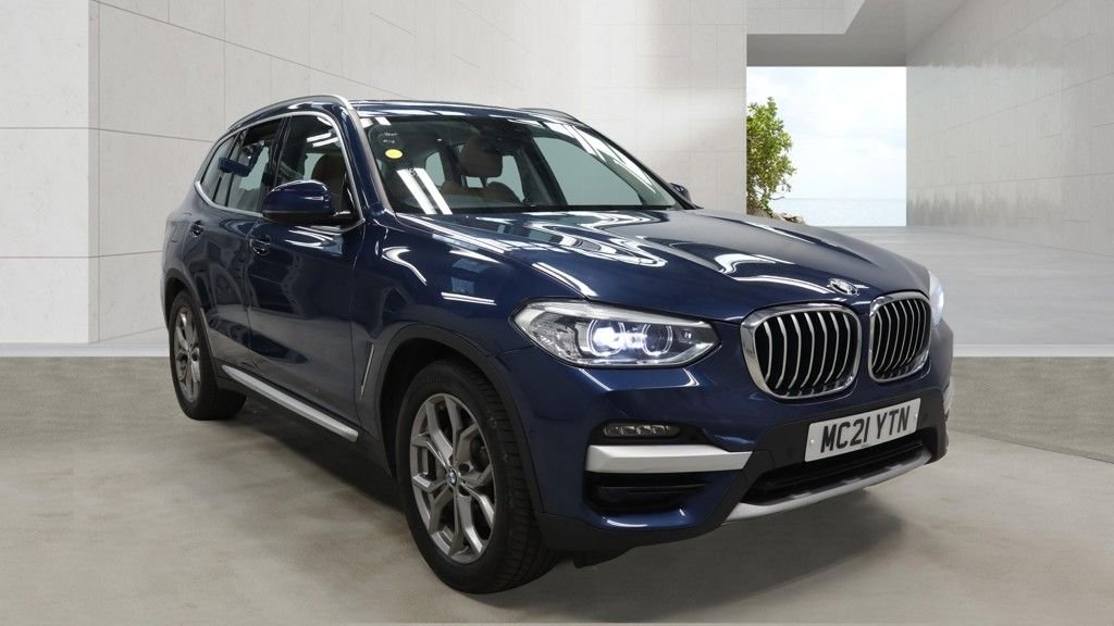 Blue 2021 BMW X3 SUV/Crossover All-wheel drive Automatic