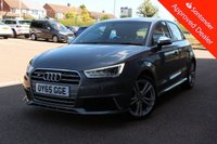 USED 2015 65 AUDI S1 2.0 TFSI Sportback 5dr Petrol Manual quattro Euro 6 (s/s) (231 ps) - EURO 6 - ULEZ, SAT NAV, HTD/LEATHER, XENONS, CRUISE, P/SENSORS, 17" ALLOYS, BLUERTOOTH, DAB & BOSE S/S
