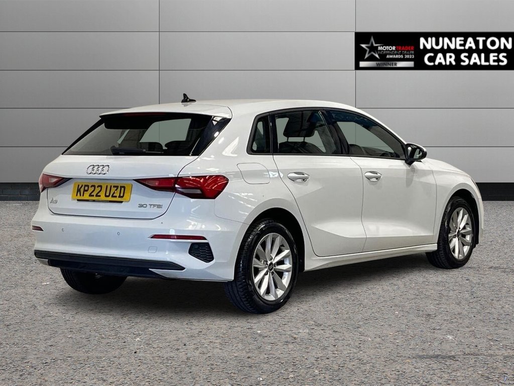 USED 2022 22 AUDI A3 1.0 TFSI 30 Technik Sportback 5dr Petrol Manual Euro 6 (s/s) (110 ps) 