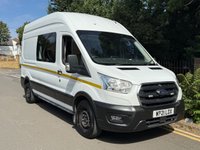 USED 2021 21 FORD TRANSIT 2.0 350 EcoBlue Trend 130BHP L3 H3 Euro 6 MESS WELFARE UNIT CREW PANEL VAN 7 SEATS+MICROWAVE+WATER+EURO 6