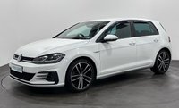 USED 2018 18 VOLKSWAGEN GOLF 2.0 TDI GTD Hatchback 5dr Diesel DSG Euro 6 (s/s) (184 ps) Striking High Gloss Pure White , Jacara Cloth Interior , Heated Seats , Adaptive  Cruise Control , Active information display